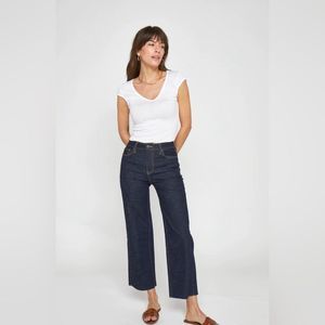 Oliver Logan Women's Aberdeen High Rise Flare Ankle Jeans Size 27